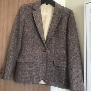 100% Wool Harris Tweed SIZE 8 Blazer